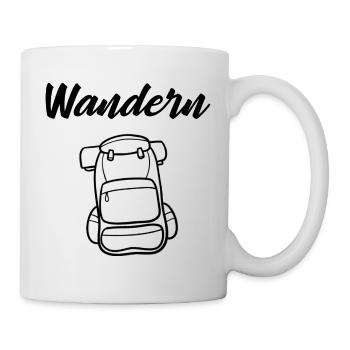 Wandern Backpack - Tasse - Weiß - Rechts