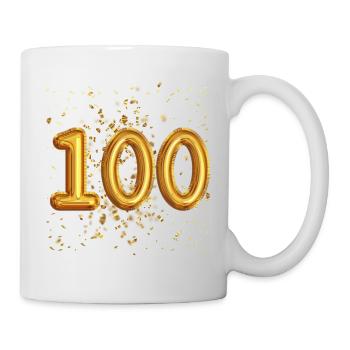 100 ans de conception de ballons - Mug blanc - blanc - Droite