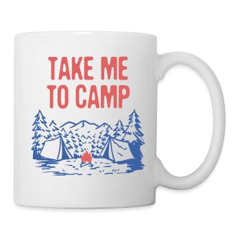 Take Me to Camp Summer Vacation Tropical Trip - Tasse - Weiß - Rechts