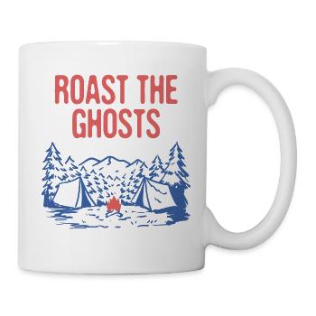 Roast the Ghosts Funny Camping Humor Camper - Mug - white - Right