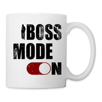 BOSS MODE ON_LADY - Tasse - Weiß - Rechts