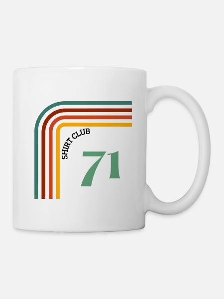 SHIRT CLUB Retro - Tasse - Weiß