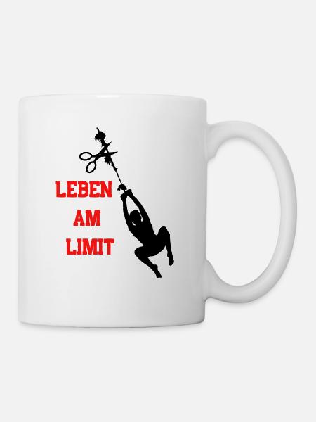 Leben am Limit - Tasse - Weiß