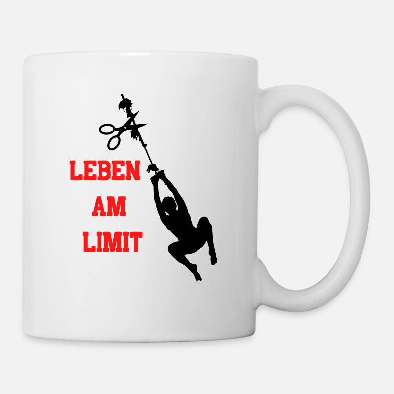 Leben am Limit - Tasse - Weiß
