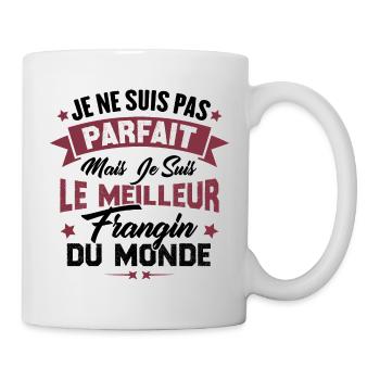 Pas parfait mais le meilleur frangin du monde - Mug blanc - blanc - Droite