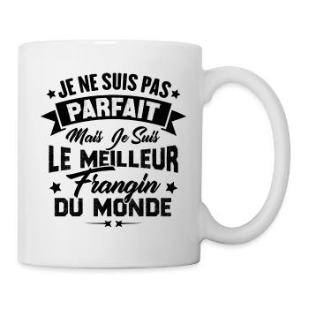 Pas parfait mais le meilleur frangin du monde - Mug blanc - blanc - Droite