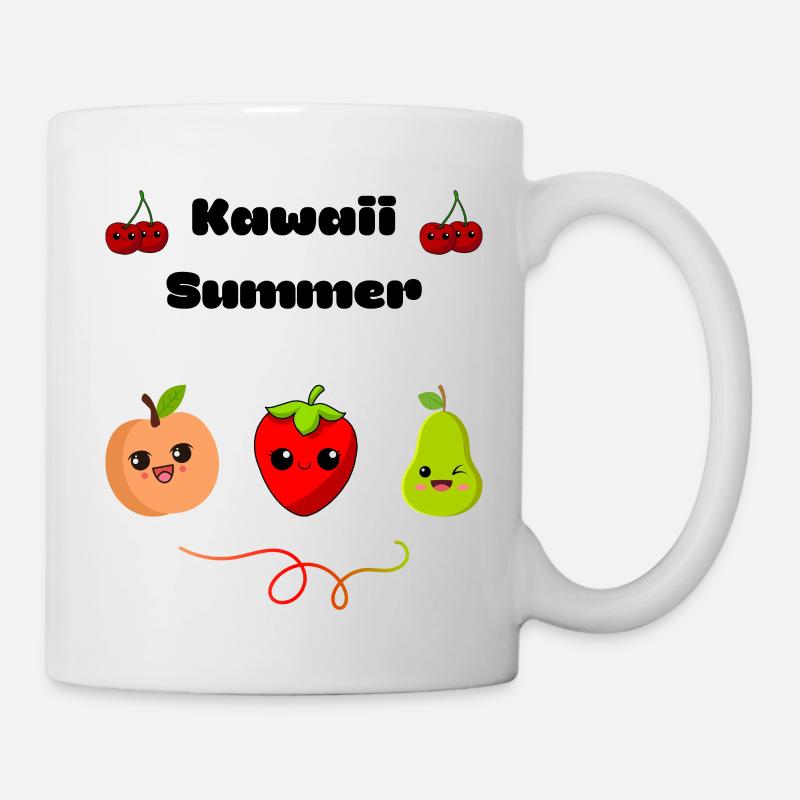 kawaii Sommer - Tasse - Weiß