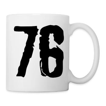 76 number jersey - Mug - white - Right