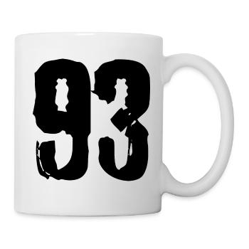 93 number jersey - Mug - white - Right