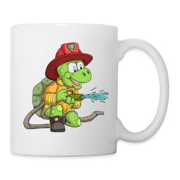 Fire Brigade Turtle - Mug - white - Right