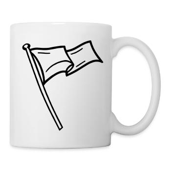 Flag Competition Vector Gift Idea - Mug - white - Right