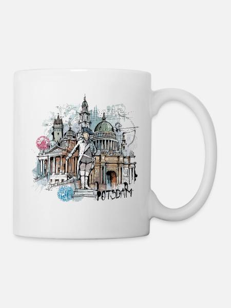 Potsdam Illustration - Tasse - Weiß