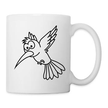 Colibri Comic Animal - Mug blanc - blanc - Droite