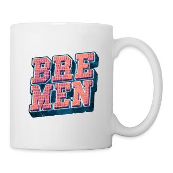 Brême Allemagne City Font Vintage Rétro - Mug blanc - blanc - Droite