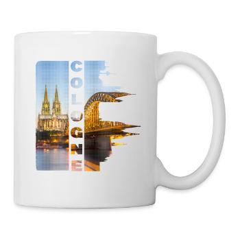 Cologne Cologne Germany City Skyline Cologne Cathedral - Mug - white - Right