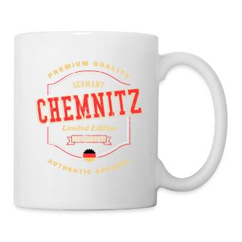 Chemnitz Germany City Font Vintage Retro - Mug - white - Right