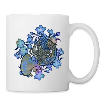 Waldhorn - Tasse - Weiß - Rechts