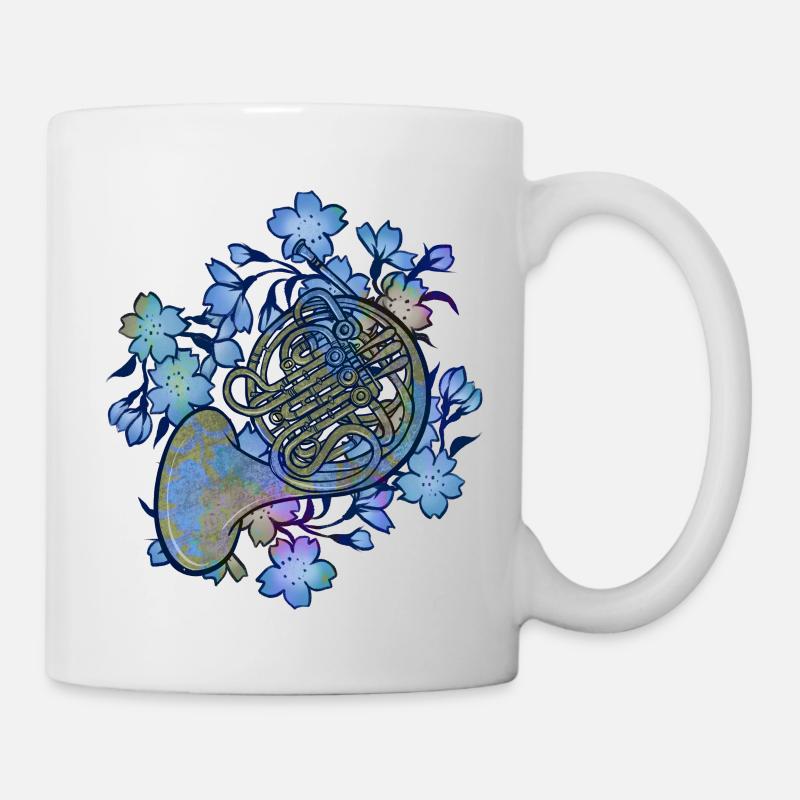 Waldhorn - Tasse - Weiß