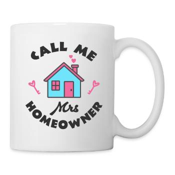 Emménagement Fest Appelez-moi Mme Propriétaire - Mug blanc - blanc - Droite