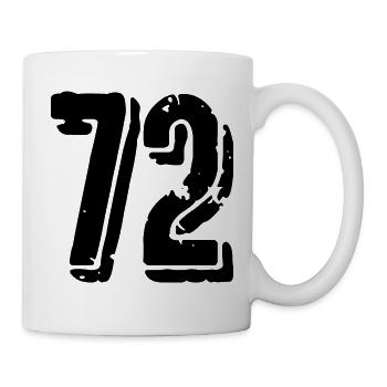 72 number jersey - Mug - white - Right