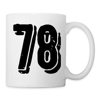 78 Number jersey - Mug - white - Right