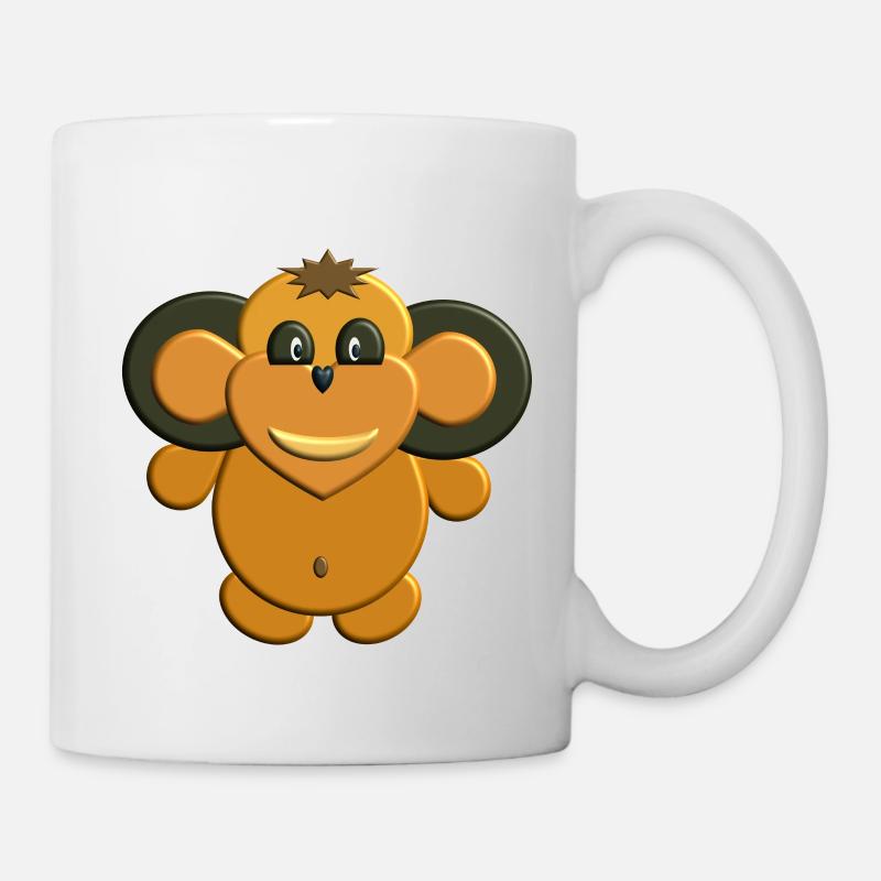 Singe - Mug blanc - blanc