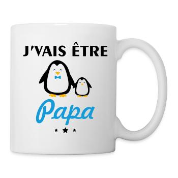 Je vais être papa, bientôt papa, futur père - Mug blanc - blanc - Droite