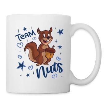 Geschlecht Enthüllung, Es ist ein Junge, Team Nuts - Tasse - Weiß - Rechts