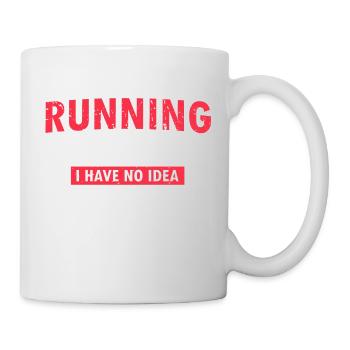 Une journée sans courir, c’est comme un drôle de coureur cool - Mug blanc - blanc - Droite