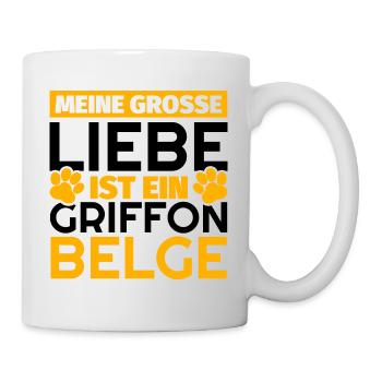 Griffon Belge Geschenke lustig - Tasse - Weiß - Rechts