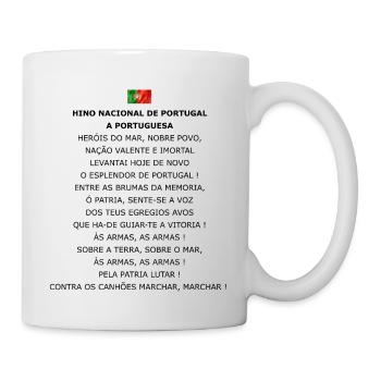 HINO NACIONAL DE PORTUGAL: A PORTUGUESA - Mug blanc - blanc - Droite