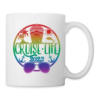 Cruise Life 2023 Cruising Summer Holiday Vacation - Mug - white - Right
