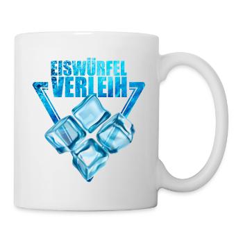 Eiswürfel Verleih - Tasse - Weiß - Rechts