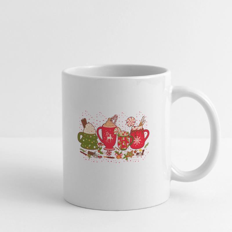 Weihnachtskaffee, Weihnachtsfeier, Weihnachtsstimmung Tasse