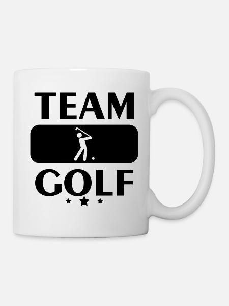 Team Golf, golfeur, golfeuse, cadeau golf pas cher - Mug blanc - blanc