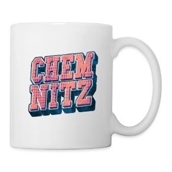 Chemnitz Germany City Font Vintage Retro - Mug - white - Right