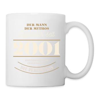 Der Mann der Mythos Legendär seit Jahrgang 2001 - Tasse - Weiß - Rechts