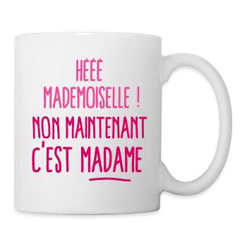 evjf madame humour future mariée - Mug blanc - blanc - Droite
