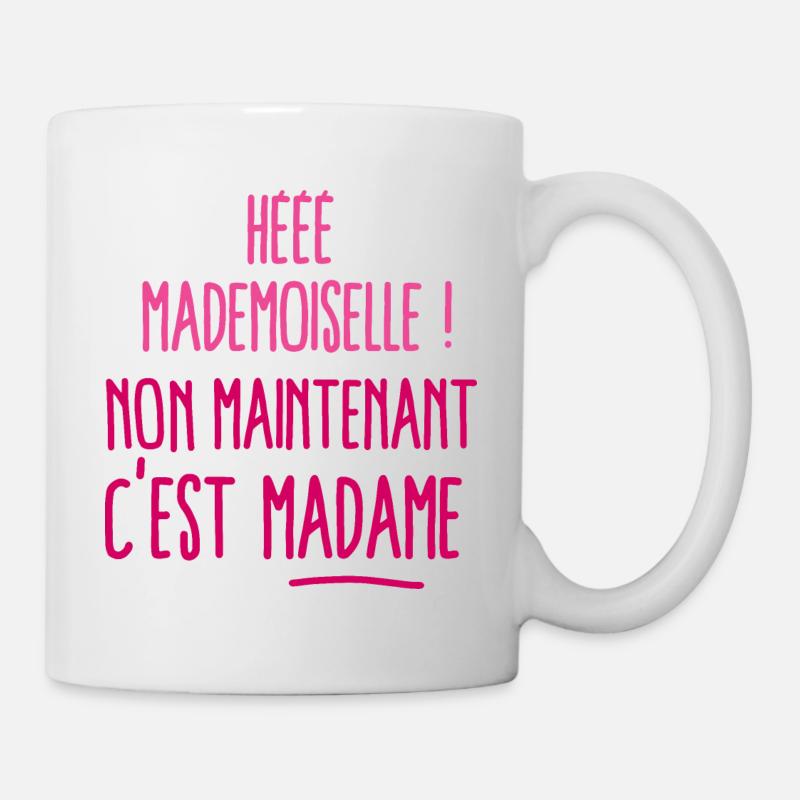 evjf madame humour future mariée - Mug blanc - blanc