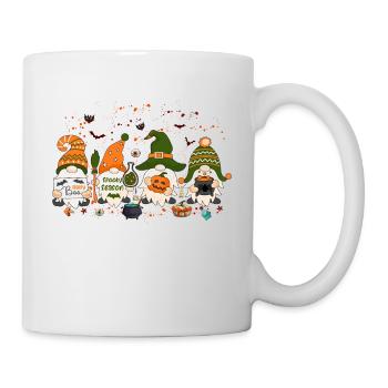 Tis the Season, Halloween Gnomes, Thanksgiving Gif - Mug - white - Right