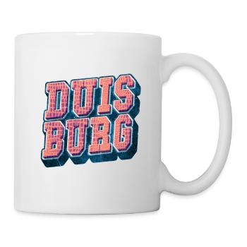 Duisburg Allemagne City Font Vintage Rétro - Mug blanc - blanc - Droite