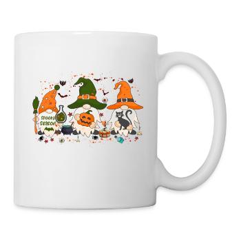 Tis the Season, Halloween Gnomes, Thanksgiving Gif - Mug - white - Right