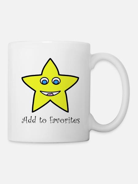 Add To Favorites - Tasse - Weiß