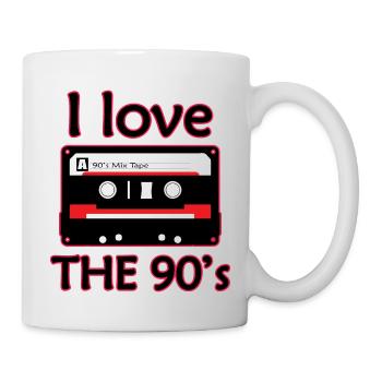 Proverbes des années 1990 Idée cadeau des années 90 - Mug blanc - blanc - Droite