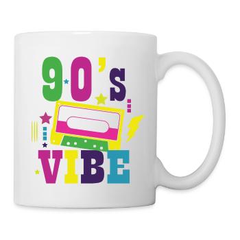Proverbes des années 1990 Idée cadeau des années 90 - Mug blanc - blanc - Droite