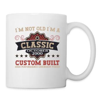 Classic Octobre 2000 22ème cadeau d’anniversaire - Mug blanc - blanc - Droite