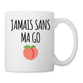Jamais sans ma go - Mug blanc - blanc - Droite