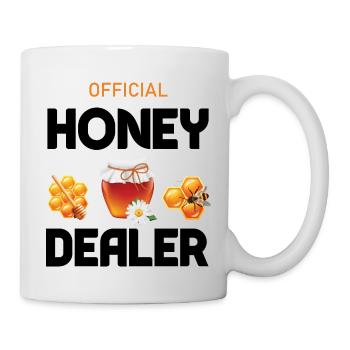 Official honey dealer gift for beekeeper humor - Mug blanc - blanc - Droite