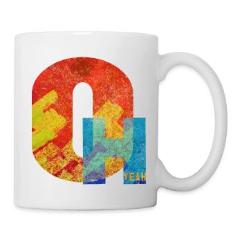 Oh Yeah - Tasse - Weiß - Rechts