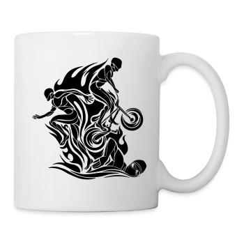 Triathlon Triabal - Tasse - Weiß - Rechts